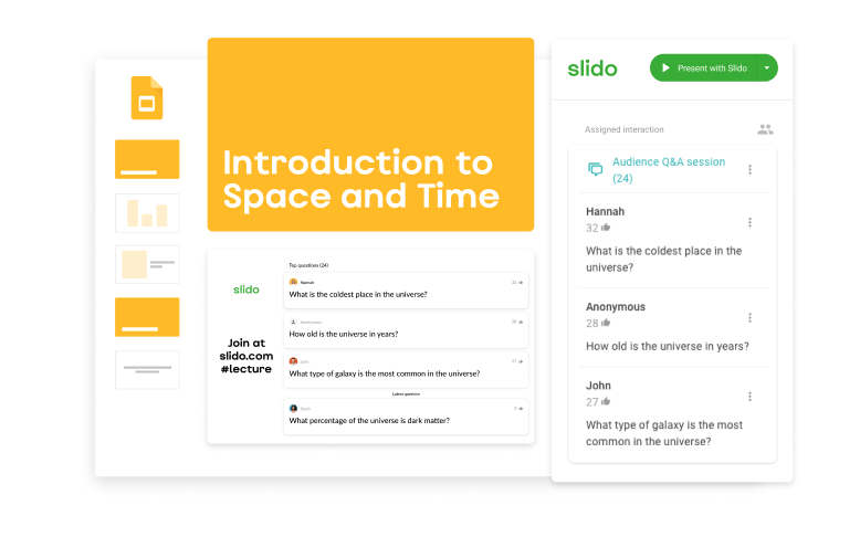 Slido for Google Slides.